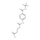 5-{4-[(tert-Butylamino)carbonyl]anilino}-5-oxopentanoic acid - chemical structure image