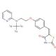 5-[4-[2-((Methyl-d3)pyridin-2-ylamino)ethoxy]benzylidene]thiazolidine-2,4-dione - chemical structure image