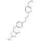 5-{4-[5-(ethylpyridin-2-yl)ethoxy]benzyl}-2-iminothiazolidin-4-one - chemical structure image