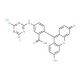 5-(4,6-Dichloro-s-triazin-2-ylamino)fluorescein hydrochloride (CAS 21811-74-5) - chemical structure image 