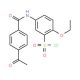 5-(4-Acetyl benzoylamino)-2-ethoxybenzenesulfonyl chloride (CAS 680618-04-6) - chemical structure image