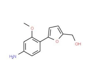 [5-(4-Amino-2-methoxy-phenyl)-furan-2-yl]-methanol - chemical structure image