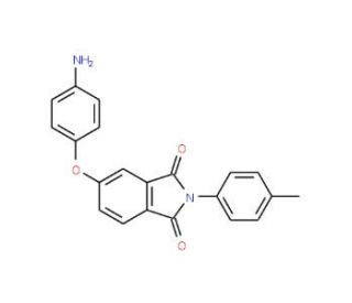 5-(4-aminophenoxy)-2-(4-methylphenyl)-1H-isoindole-1,3(2H)-dione - chemical structure image
