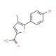 5-(4-Bromo-phenyl)-4-methyl-thiophene-2-carboxylic acid - chemical structure image