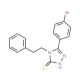 5-(4-Bromo-phenyl)-4-phenethyl-4H-[1,2,4]triazole-3-thiol - chemical structure image