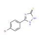 5-(4-Bromo-phenyl)-4H-[1,2,4]triazole-3-thiol (CAS 39631-33-9) - chemical structure image