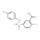 5-(4-Bromo-phenylsulfamoyl)-2-chloro-benzoic acid - chemical structure image