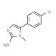 5-(4-Bromophenyl)-1-methyl-1H-imidazol-2-ylamine - chemical structure image