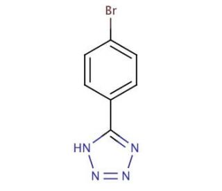 5-(4-Bromophenyl)-1H-tetrazole (CAS 50907-23-8) - chemical structure image