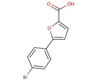 5-(4-Bromophenyl)-2-furoic acid (CAS 52938-96-2) - chemical structure image