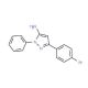 5-(4-Bromophenyl)-2-phenyl-2H-pyrazol-3-ylamine (CAS 201735-04-8) - chemical structure image