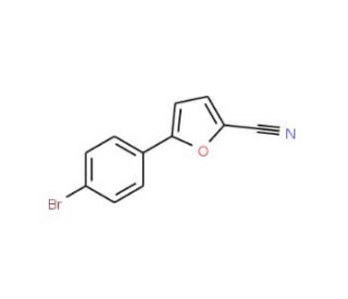5-(4-Bromophenyl)furan-2-carbonitrile (CAS 57667-10-4) - chemical structure image