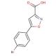 5-(4-Bromophenyl)isoxazole-3-carboxylic acid (CAS 33282-23-4) - chemical structure image