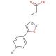 5-(4-Bromophenyl)isoxazole-3-propionic acid (CAS 870703-99-4) - chemical structure image
