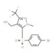 5-(4-Bromophenylsulphonyl)-4-(hydroxymethyl)-1-methyl-3-(trifluoromethyl)-1H-pyrazole - chemical structure image