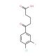 5-(4-Chloro-3-fluorophenyl)-5-oxovaleric acid (CAS 845790-44-5) - chemical structure image