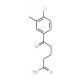 5-(4-Chloro-3-methylphenyl)-5-oxovaleric acid - chemical structure image