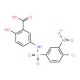 5-(4-Chloro-3-nitro-benzenesulfonylamino)-2-hydroxy-benzoic acid - chemical structure image