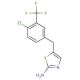 5-[4-chloro-3-(trifluoromethyl)benzyl]-1,3-thiazol-2-amine - chemical structure image