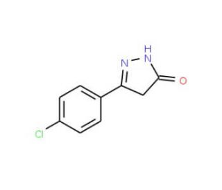 5-(4-Chloro-phenyl)-2,4-dihydro-pyrazol-3-one - chemical structure image