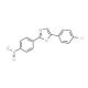 5-(4-Chloro-phenyl)-2-(4-nitro-phenyl)-oxazole - chemical structure image