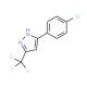 5-(4-Chloro-phenyl)-3-trifluoromethyl-1H-pyrazole - chemical structure image