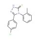 5-(4-Chloro-phenyl)-4-o-tolyl-4H-[1,2,4]triazole-3-thiol - chemical structure image