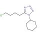 5-(4-Chlorobutyl)-1-cyclohexyltetrazole (CAS 73963-42-5) - chemical structure image