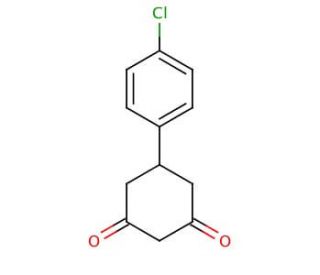 5-(4-Chlorophenyl)-1,3-cyclohexanedione (CAS 27463-38-3) - chemical structure image