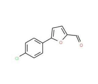 5-(4-chlorophenyl)-2-furaldehyde (CAS 34035-03-5) - chemical structure image