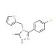 5-(4-chlorophenyl)-4-(2-furylmethyl)-4H-1,2,4-triazole-3-thiol - chemical structure image