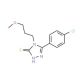 5-(4-chlorophenyl)-4-(3-methoxypropyl)-4H-1,2,4-triazole-3-thiol - chemical structure image