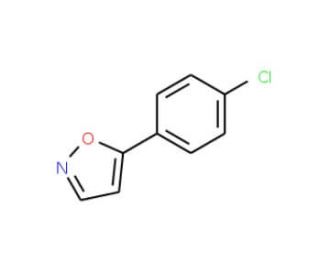 5-(4-Chlorophenyl)isoxazole - chemical structure image