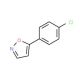 5-(4-Chlorophenyl)isoxazole - chemical structure image