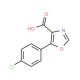 5-(4-Chlorophenyl)oxazole-4-carboxylic acid (CAS 143659-14-7) - chemical structure image