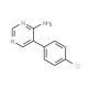 5-(4-Chlorophenyl)pyrimidine-4-amine (CAS 35202-25-6) - chemical structure image