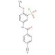 5-(4-Cyanobenzoylamino)-2-ethoxy-benzenesulfonyl chloride (CAS 680618-02-4) - chemical structure image