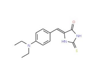 5-(4-Diethylamino-benzylidene)-2-thioxo-imidazolidin-4-one (CAS 51009-65-5) - chemical structure image