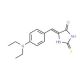 5-(4-Diethylamino-benzylidene)-2-thioxo-imidazolidin-4-one (CAS 51009-65-5) - chemical structure image