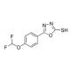 5-(4-Difluoromethoxy-phenyl)-[1,3,4]oxadiazole-2-thiol - chemical structure image