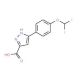 5-(4-Difluoromethoxy-phenyl)-1H-pyrazole-3-carboxylic acid - chemical structure image