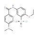5-(4-Dimethylamino benzoylamino)-2-ethoxy benzenesulfonyl chloride (CAS 680617-94-1) - chemical structure image