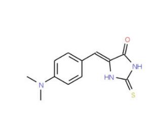 5-(4-Dimethylamino-benzylidene)-2-thioxo-imidazolidin-4-one (CAS 41250-31-1) - chemical structure image