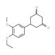 5-(4-Ethoxy-3-methoxyphenyl)cyclohexane-1,3-dione - chemical structure image