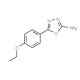 5-(4-Ethoxy-phenyl)-[1,3,4]oxadiazol-2-ylamine (CAS 90840-51-0) - chemical structure image