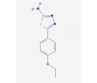 5-(4-Ethoxy-phenyl)-[1,3,4]thiadiazol-2-ylamine - chemical structure image