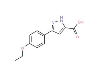 5-(4-Ethoxy-phenyl)-2H-pyrazole-3-carboxylic acid (CAS 890591-56-7 ) - chemical structure image