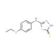 5-(4-Ethoxy-phenylamino)-[1,3,4]thiadiazole-2-thiol (CAS 68161-60-4) - chemical structure image