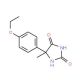 5-(4-ethoxyphenyl)-5-methylimidazolidine-2,4-dione (CAS 68524-15-2) - chemical structure image