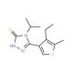 5-(4-Ethyl-5-methylthien-3-yl)-4-isopropyl-4H-1,2,4-triazole-3-thiol - chemical structure image